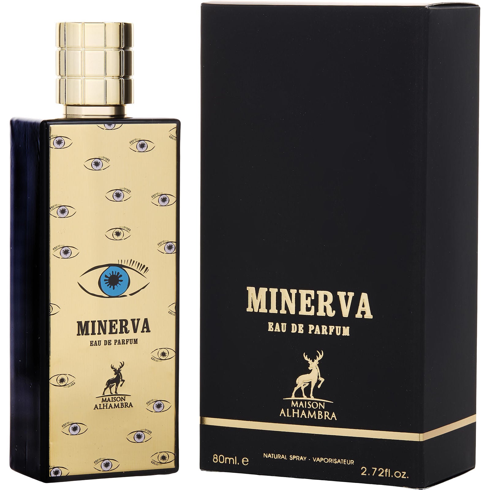 Eau De Parfum Maison Alhambra - Minerva - 80ml - Unisex (Homme/Femme) - Senteur Porto Neroli