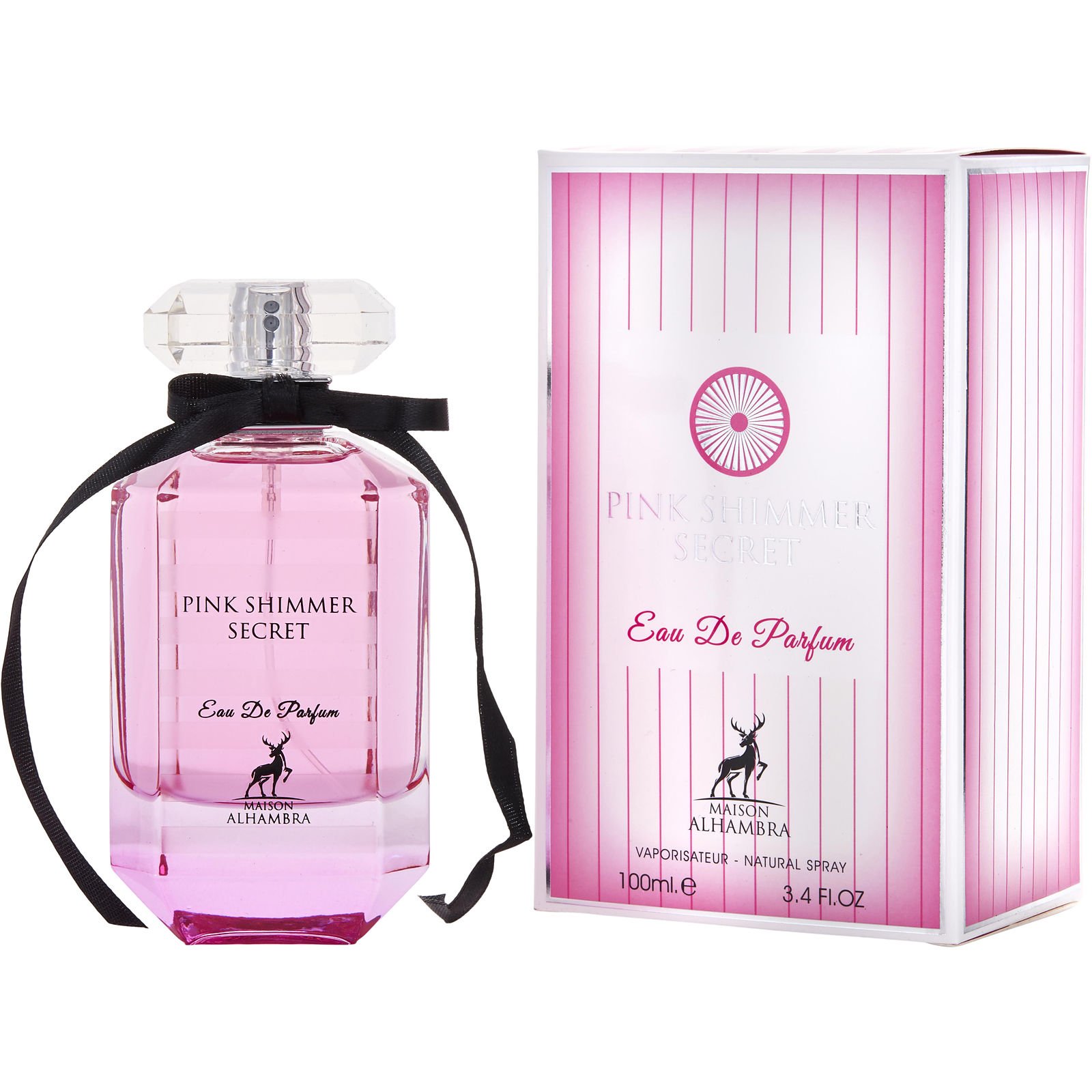 香水(女性用) MAISON ALHAMBRA PINK SHIMMER SECRET100ml Pink Shimmer Secret Eau De Parfum by Maison Alhambra 100ml