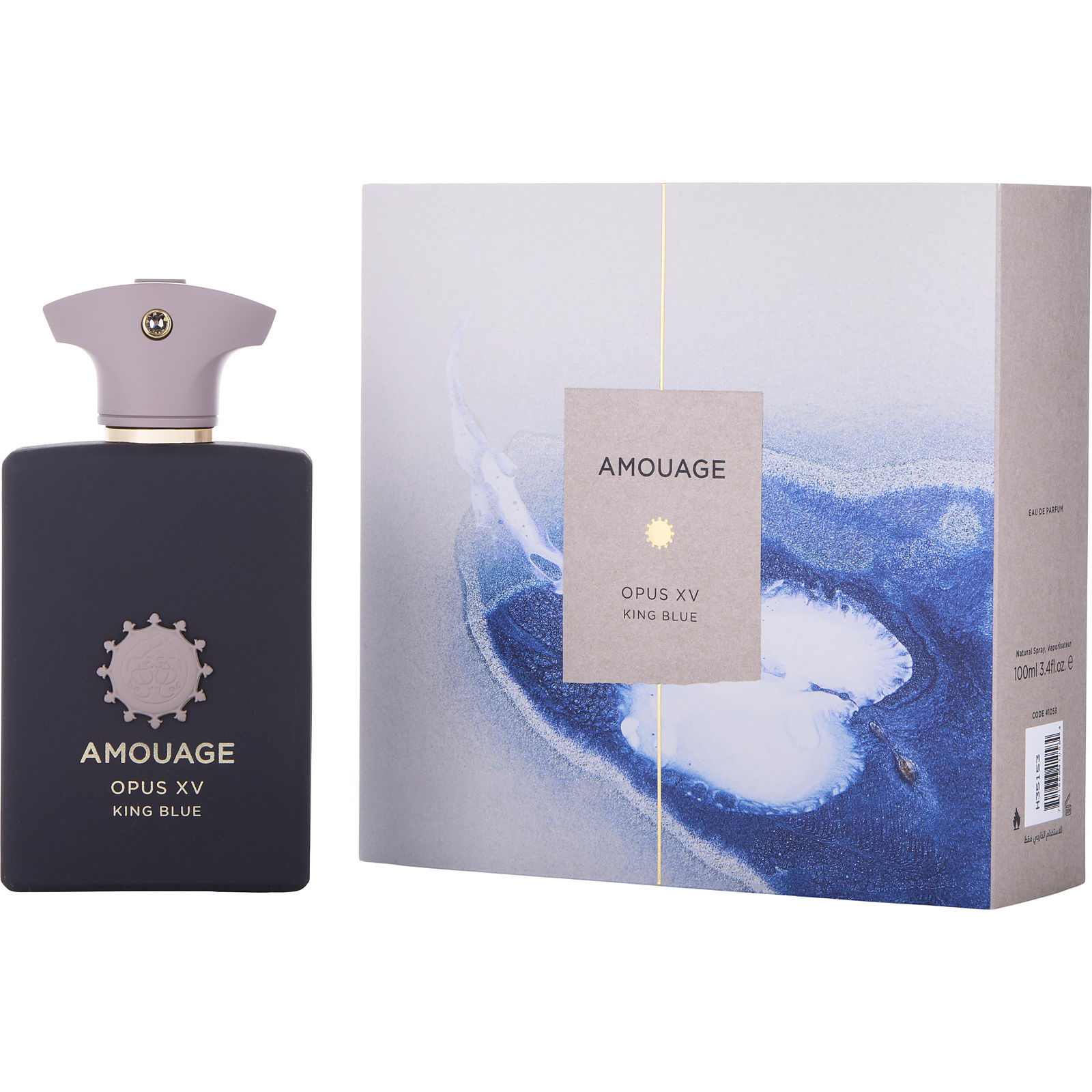 Amouage Library Opus Xv King Blue Eau De Parfum for Unisex by