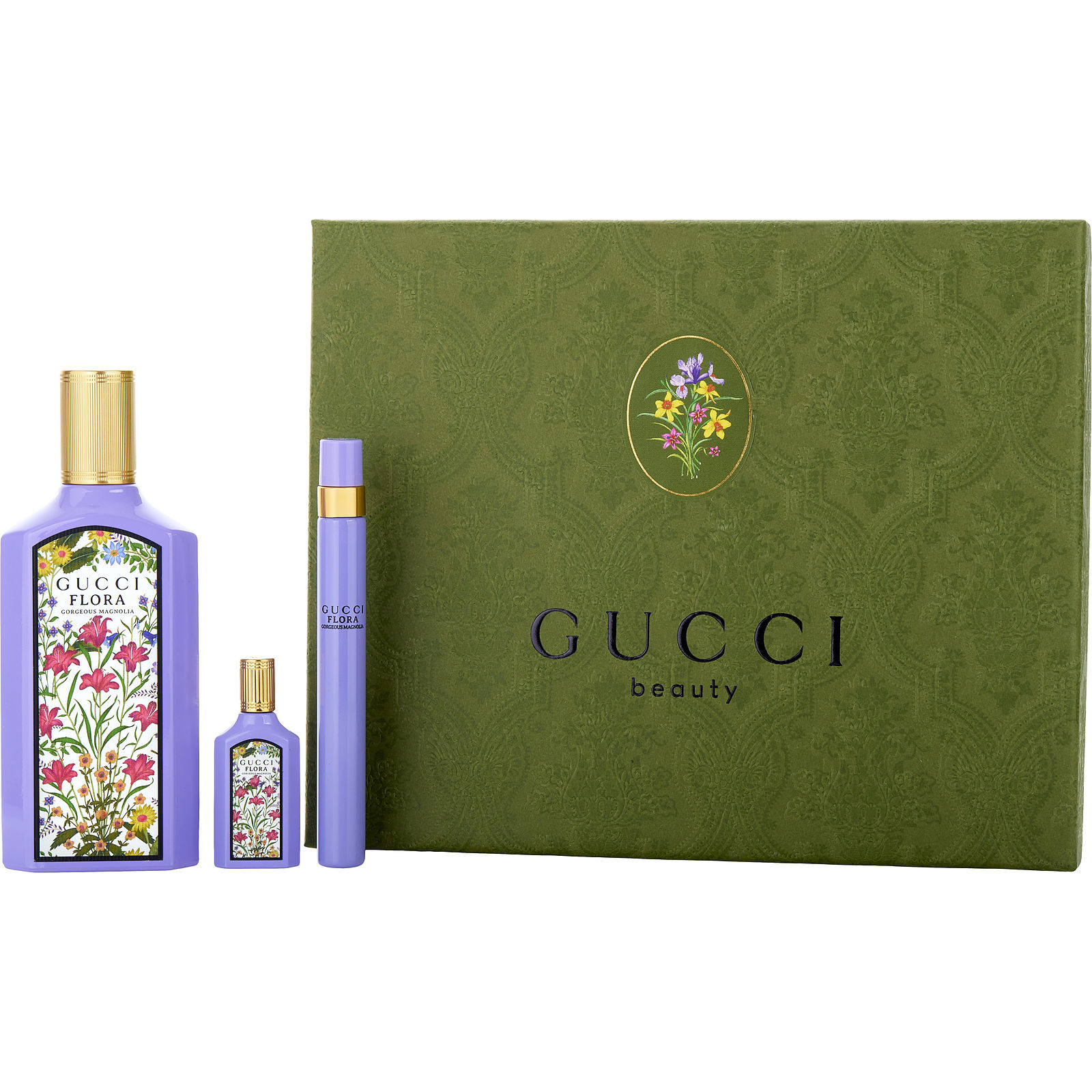 Gucci Flora Gorgeous Magnolia 3pc Perfume Set | FragranceNet.com®