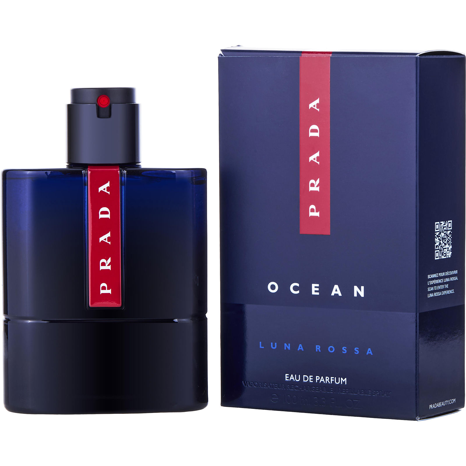 Luna Rossa Ocean Eau de Parfum Prada For Men | Prada Beauty