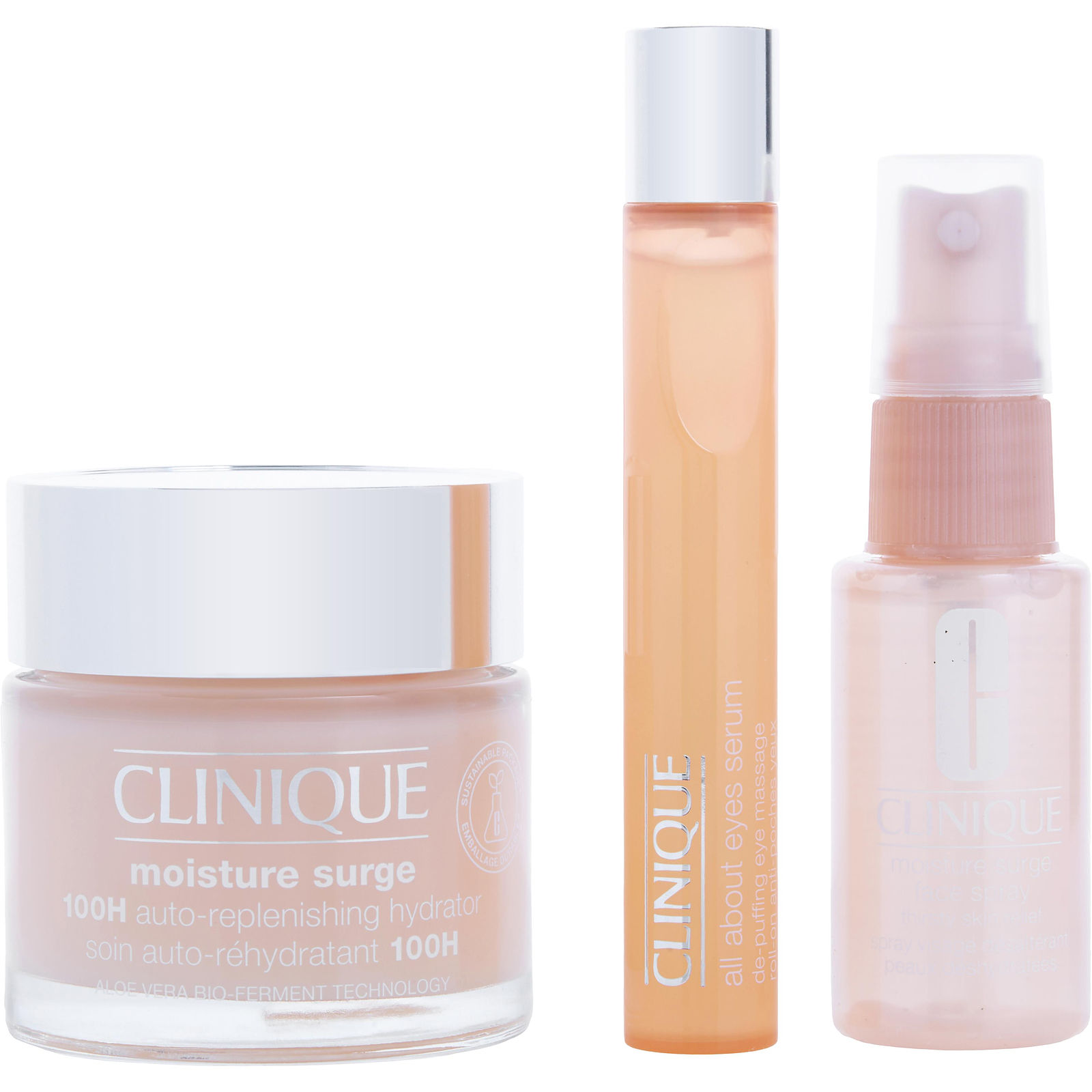 Clinique Moisture Surge Set: Moisture Surge 100-Hr 75ml+ All About Eyes  Serum 15ml+ Moisture Surge Face Spray Thirsty Skin Relief 30ml --3pcs - W |  FragranceNet.com