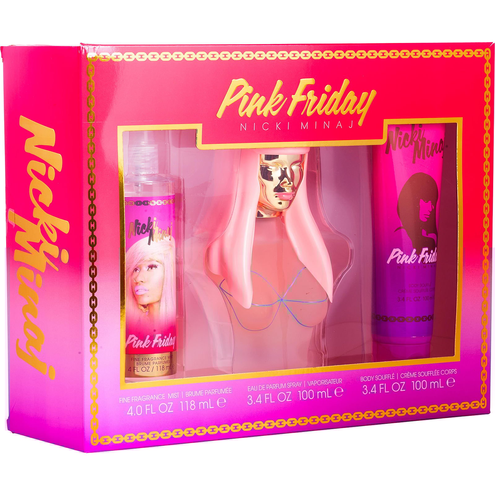 Perfume Nicki Pink Friday Deluxe Edition Perfume Perfume Set Nicki Minaj  Fragrance Nicki Minaj Pink Friday, image size:1600x1600