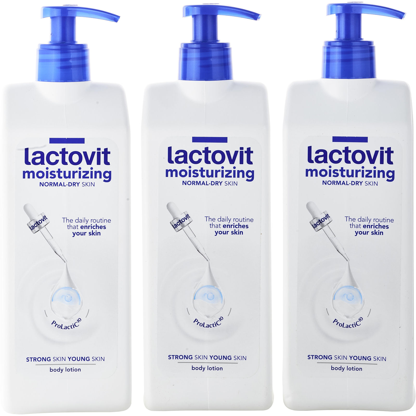 Lactovit Moisturizing Body Lotion --3x400ml/13.52oz | FragranceNet 