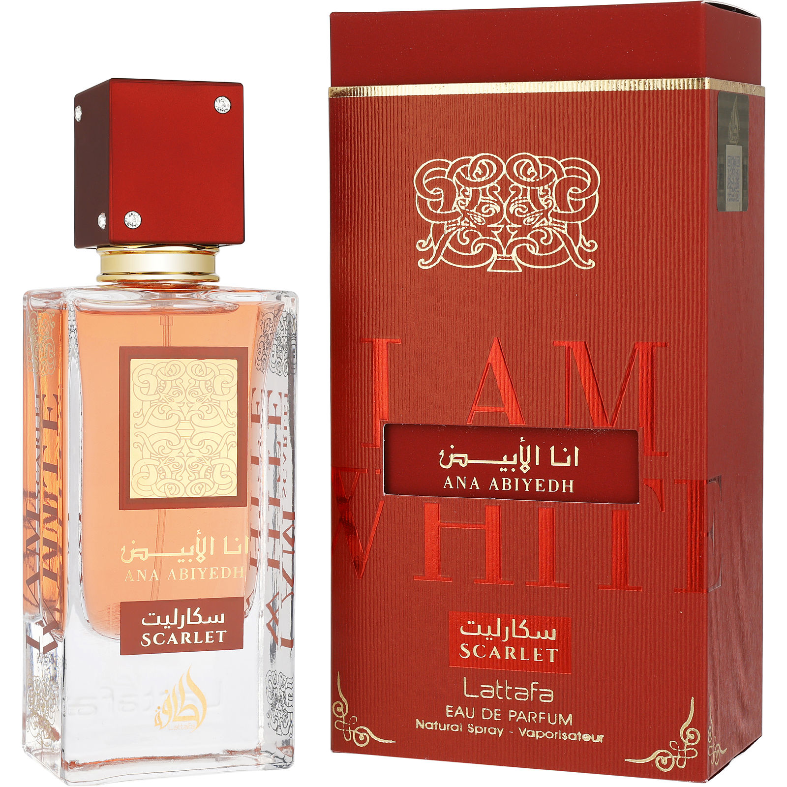 Lattafa Ana Abiyedh Scarlet Eau De Parfum for Unisex by Lattafa