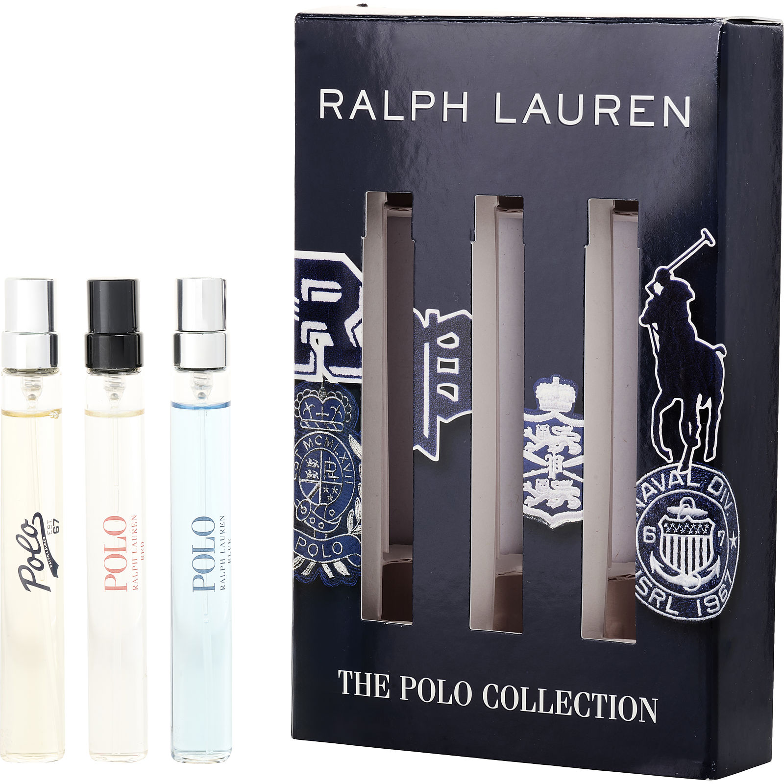Ralph Lauren Polo Collection - 3pc Blue + Red + 67