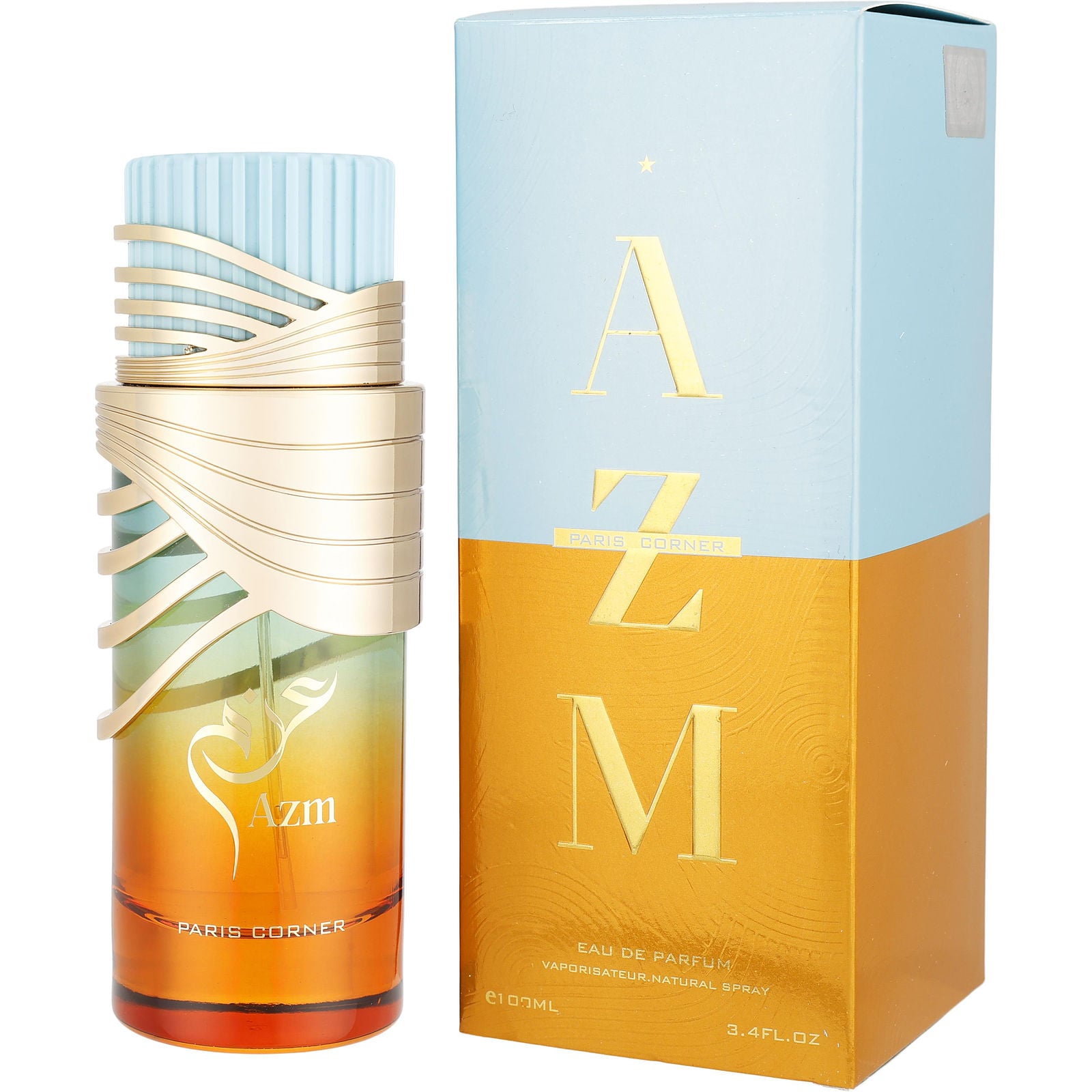 Paris Corner Azm Eau De Parfum for Unisex by Paris Corner