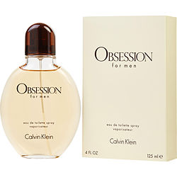 Obsession Night Cologne by Calvin Klein 4 oz EDT Spray for Men