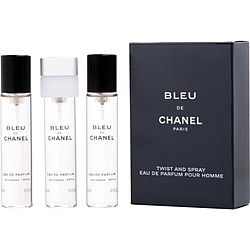 blue and chanel cologne vintage