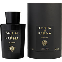 Cologne Bundle of Womens Acqua di Parma Leather by Acqua di Parma Eau de Parfum Spray 3.4 oz and A Crystal Noir Mini EDT .17 oz