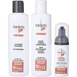 Nioxin 3 Piece Full Kit System 4 With Cleanser Shampoo 5 oz & Scalp ...