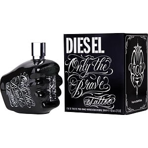 diesel only the brave tattoo shower gel