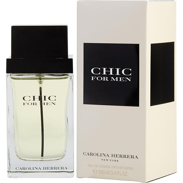 Chic Eau de Toilette Spray by Carolina Herrera for Men 2 oz