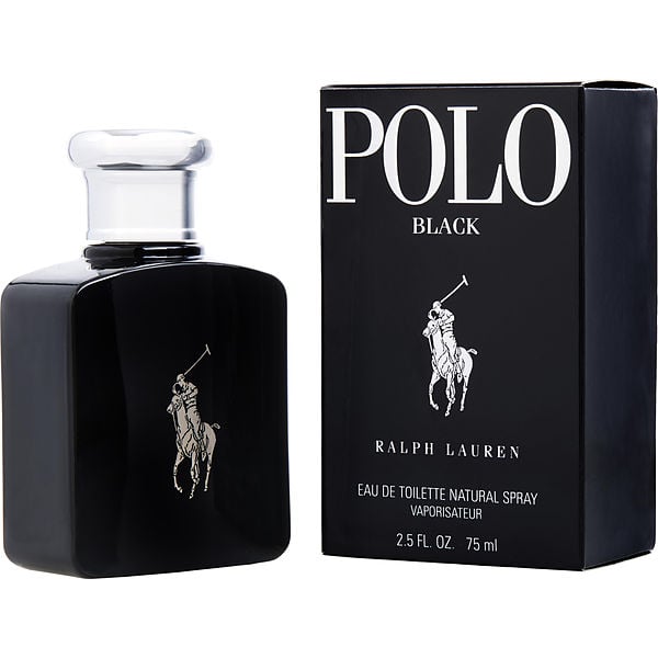 Ralph Lauren Polo Eau De Toilette Natural Spray, Black - 4.2 fl oz bottle