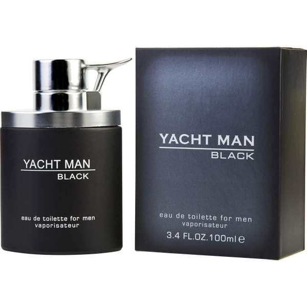 Yacht Man Black by Myrurgia, Eau De Toilette Spray 3.4 oz, image 1 of 2