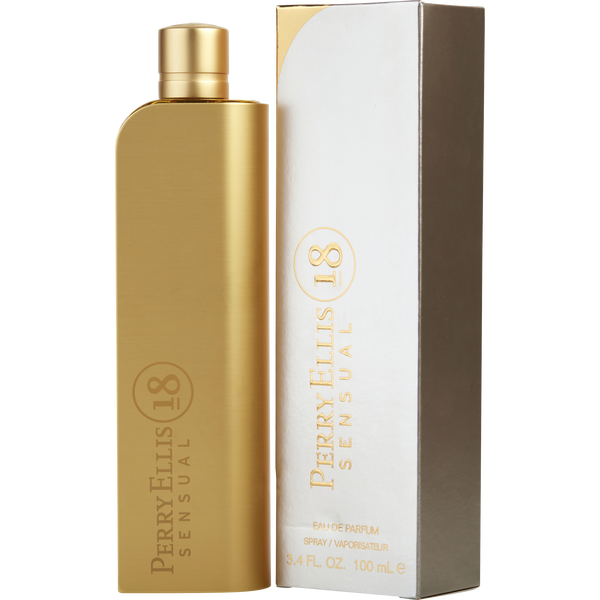 Perry Ellis 18 Sensual by Perry Ellis, Eau De Parfum Spray 3.4 oz, image 1 of 2