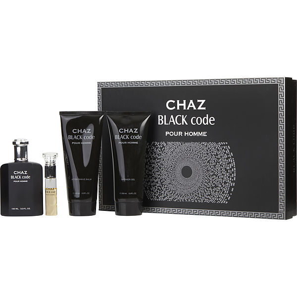 Chaz Black Code Cologne Gift Set 