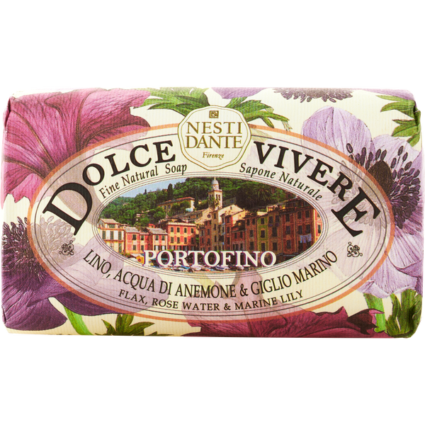 Nesti Dante by Nesti Dante, Dolce Vivere Fine Natural Soap - Portofino - Flax, Rose Water & Marine Lily 250g/8.8oz