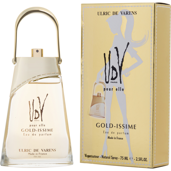 Udv Gold Issime by Ulric De Varens, Eau De Parfum Spray (New Packaging) 2.5 oz, image 1 of 2