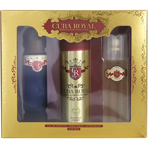Geldschieter bitter materiaal Cuba Royal 3pc Cologne Gift Set | FragranceNet.com®