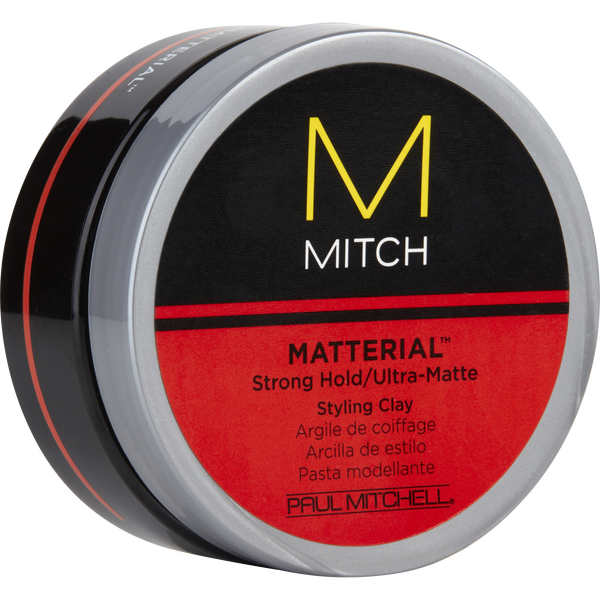 Paul Mitchell Men by Paul Mitchell, Mitch Matterial Strong Hold Ultra Matte Styling Clay 3 oz