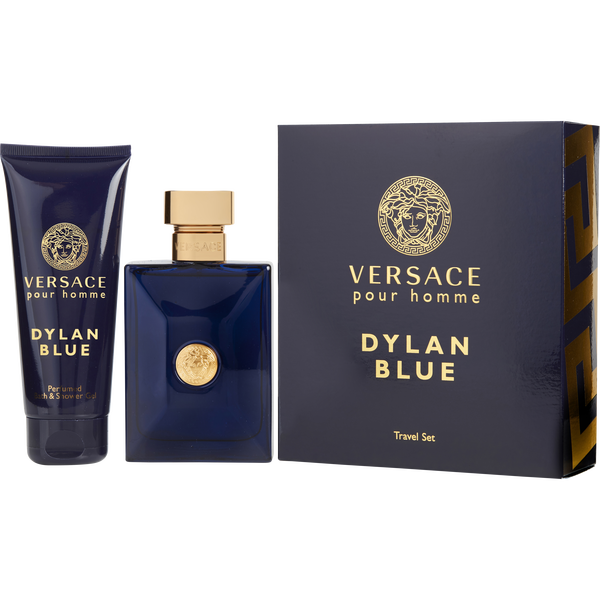 Versace Dylan Blue by Gianni Versace, Eau De Toilette Spray 3.4 oz & Shower Gel 3.4 oz (Travel Offer)