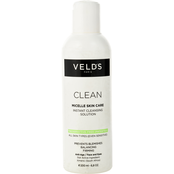 Veld's by Veld's, Clean Micelle Skin Care Instant Cleansing Solution - All Skin Types (Even Sensitive) 200ml/6.8oz