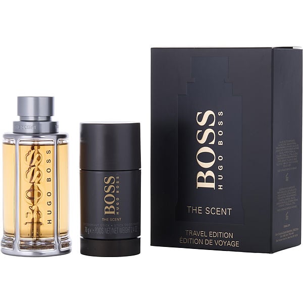 Boss The Scent Eau De Toilette Spray 3.3 oz Deodorant Stick 2.4 oz