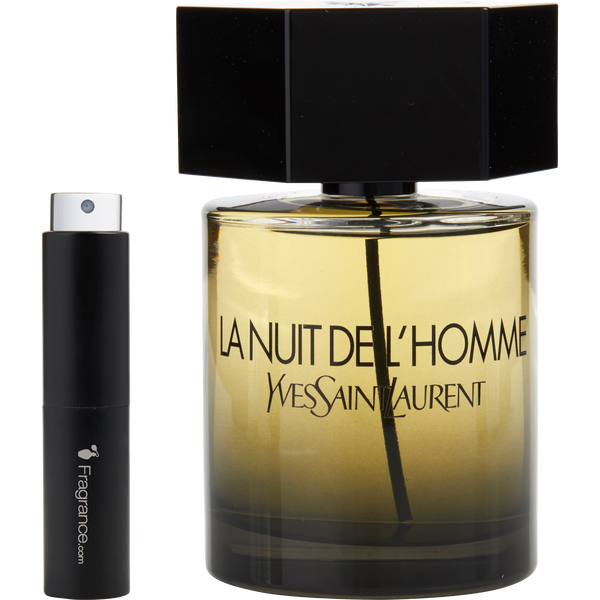 La Nuit De L'Homme Yves Saint Laurent by Yves Saint Laurent, Eau De Toilette Spray 0.27 oz Travel Spray