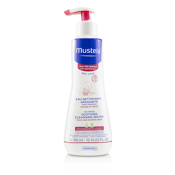 mustela soothing cleansing water