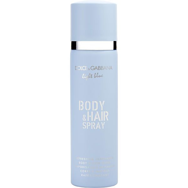 dolce and gabbana light blue body and hair spray