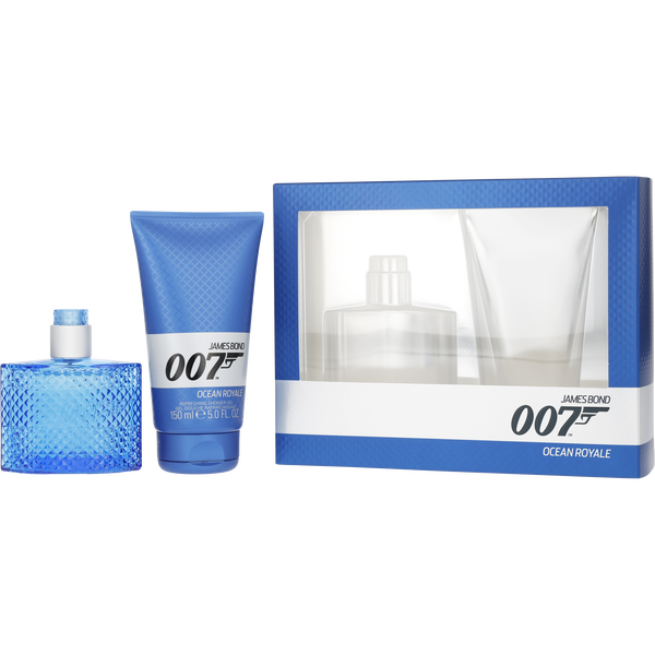 James Bond 007 Ocean Royale by James Bond, Eau De Toilette Spray 1.6 oz & Shower Gel 5 oz