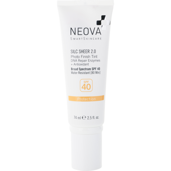 Neova by Neova, Dna Damage Control - Silc Sheer 2.0 Photo Finish Tint Spf 40 75ml/2.5oz