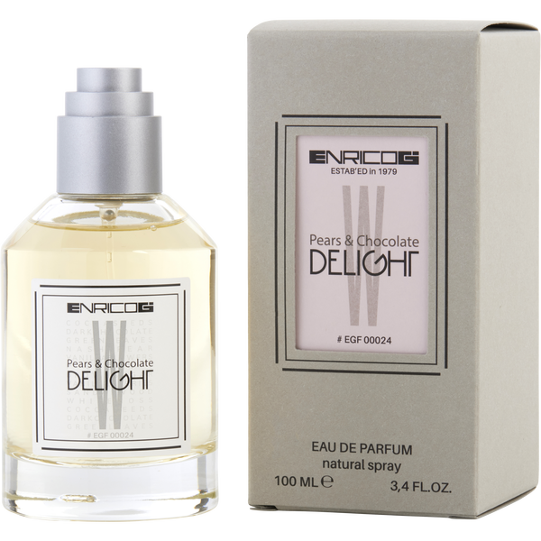 Enrico Gi Pears & Chocolate Delight by Enrico Gi, Eau De Parfum Spray 3.4 oz