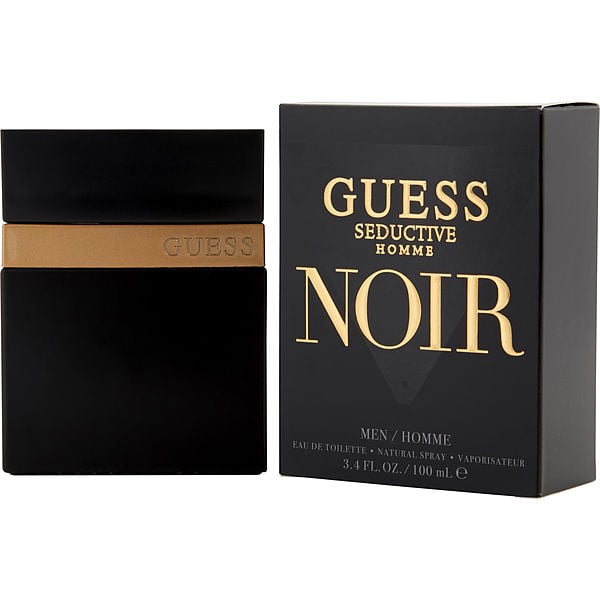 Guess Seductive Homme Noir Eau De Toilette Spray 3.4 oz