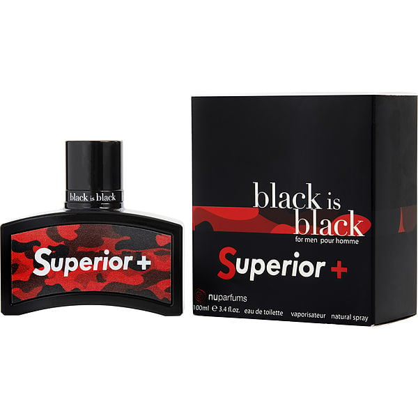 black is black superior cologne