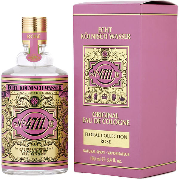 4711 Floral Collection Rose by 4711, Eau De Cologne Spray 3.4 oz, image 1 of 2