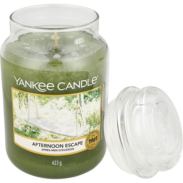 Yankee Candle Afternoon Escape by Yankee Candle, Scented Large Jar 22 oz