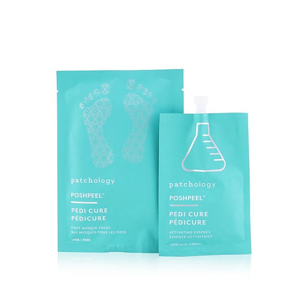 Patchology by Patchology, Poshpeel Pedi Cure - Gently Exfoliates & Resurfaces Feet (1 Treatment) 2x20ml/0.68oz