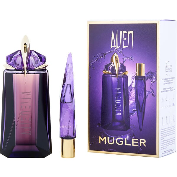 Intense Amazon Mugler Alien Alien Perfume Refillable Set -2pc