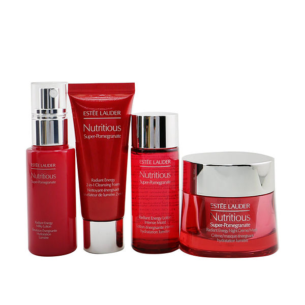 zacht Oom of meneer Glad Estee Lauder Nutritious Super-Pomegranate Nourish All Night Set: Night  Creme+ Milky Lotion+ Lotion Intense Moist+ Cleansing Form... +2bags |  FragranceNet.com®