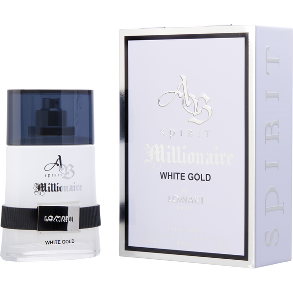 Ab Spirit Millionaire White Gold by Lomani, Eau De Parfum Spray 3.3 oz, image 1 of 2