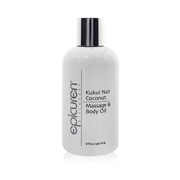 Epicuren by Epicuren, Kukui Nut Coconut Massage & Body Oil 236ml/8oz