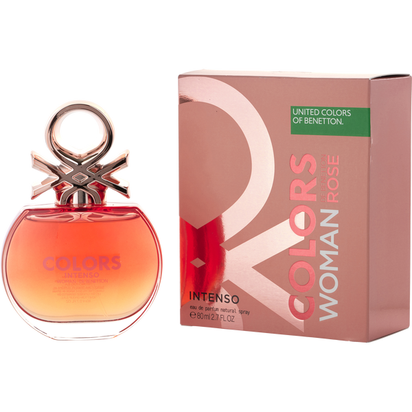 Colors De Benetton Women Rose Intenso by Benetton, Eau De Parfum Spray 2.7 oz, image 1 of 2