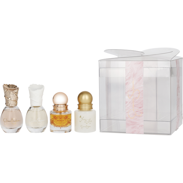 Jessica Simpson Variety by Jessica Simpson, 4 Piece Womens Mini Variety With Fancy & Fancy Love & Signature & Ten And All Are Eau De Parfum Spray 0.25 oz Mini