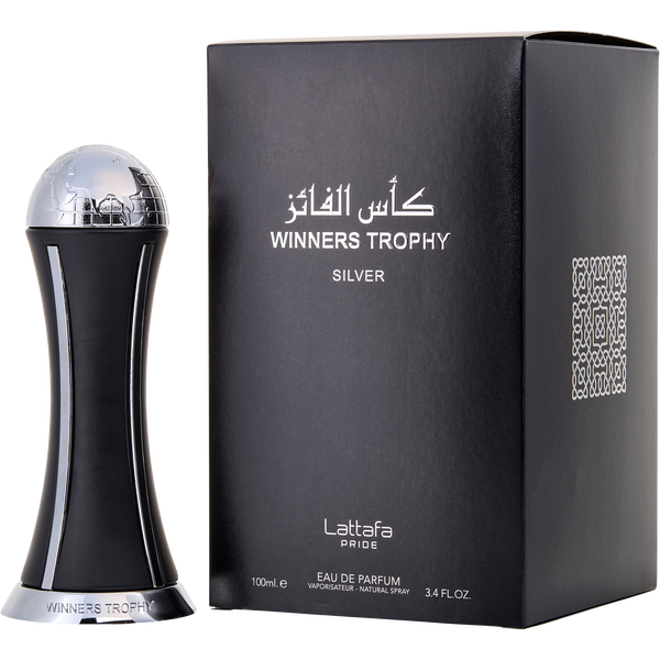 Lattafa Pride Winners Trophy Silver by Lattafa, Eau De Parfum Spray 3.4 oz, image 1 of 2