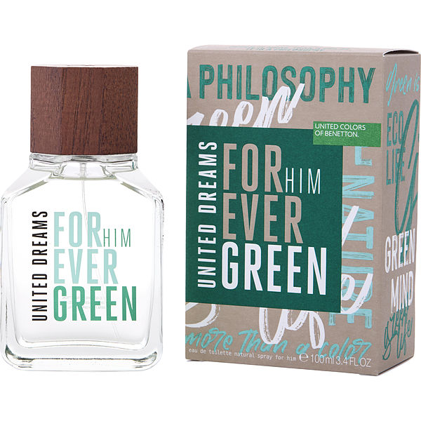 Perfume de hombre United Colors of Benetton Forever Green Him EDT