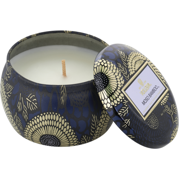 Voluspa Japonica Moso Bamboo by Voluspa, Mini Tin Candle 4 oz