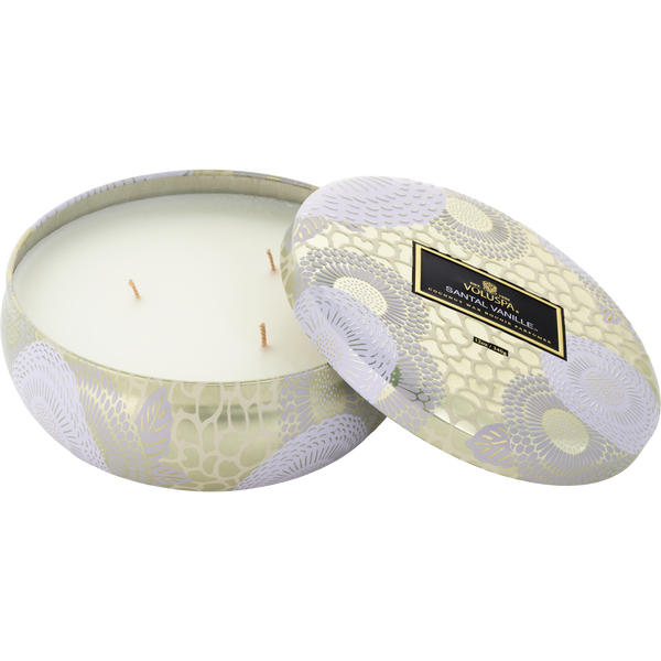 Voluspa Japonica Santal Vanille by Voluspa, 3 Wick Tin Candle 12 oz