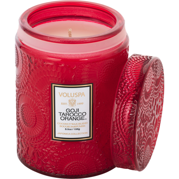 Voluspa Japonica Goji Tarocco Orange by Voluspa, Small Jar Candle 5.5 oz